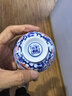 兮元記文創(chuàng  )青花蓋碗功夫茶具套裝送男士爸爸長(cháng)輩生日禮物退休離職伴手禮 青花釉里紅蓋碗1碗2杯-禮盒裝 曬單實(shí)拍圖