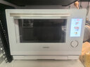東芝（TOSHIBA）白珍珠水波爐高奢款家用微波爐烤箱微蒸烤炸燉一體機蒸烤箱28L觸控彩屏ER-YD95CNW 曬單實(shí)拍圖