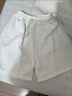凱普蒂夏季輕奢休閑風(fēng)格白色提花短褲男款潮牌五分褲2025新款男士沙灘褲 白色 XL 曬單實(shí)拍圖