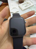 Apple/蘋(píng)果 Watch S11 智能手表GPS+蜂窩款46毫米亮黑色鋁金屬表殼黑色運動(dòng)型表帶M/L MFDA4CH/B 曬單實(shí)拍圖