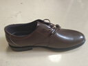 紅蜻蜓真皮男鞋春夏舒適商務(wù)休閑皮鞋高級正裝德比鞋婚鞋WTA7376棕色41 曬單實(shí)拍圖