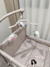 FORSUNNY嬰兒床多功能可折疊可移動(dòng)拼接床0-3歲新生兒寶寶搖搖床升降調節 秋錦 嬰兒床帶床墊尿布臺蚊帳可變搖籃搖床 嬰兒用品滿(mǎn)月禮物活動(dòng)曬圖送護脊椰棕床墊 曬單實(shí)拍圖