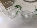 耐熱玻璃公道杯公杯功夫茶具分茶器家用倒茶器加厚茶海茶漏套裝 綠把企鵝公杯（特級加厚）350ML 曬單實(shí)拍圖