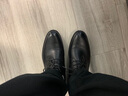 紅蜻蜓真皮男鞋春夏舒適商務(wù)休閑皮鞋高級正裝德比鞋婚鞋WTA7376黑色41 曬單實(shí)拍圖