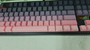 邁從（MCHOSE）G87 V2旋鈕無(wú)線(xiàn)機械鍵盤(pán)電競游戲客制化有線(xiàn)/藍牙三模87鍵配列g(shù)asket結構全鍵熱插拔筆記本辦公 G87 黑莓粉漸變側刻 熾焰軸 曬單實(shí)拍圖