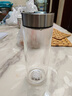 希諾單層玻璃杯男家用商務(wù)辦公泡茶杯子便攜車(chē)載水杯XN-6192 530mL 曬單實(shí)拍圖