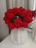 SWEET CUPID36朵玫瑰花束毯子成品手工永生花生日母親節520禮物送女友60cm 曬單實(shí)拍圖