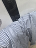 香影蝴蝶結飄帶條紋襯衫女2026春季新款襯衣高智感系帶領(lǐng)藍色上衣 條紋 M 160/84A/95-110斤 曬單實(shí)拍圖