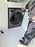 海爾（Haier）26年新品云溪4.0系列AI變頻直驅智投精華洗藍盾蒸汽除菌滾筒洗衣機10公斤超薄537以舊換新補貼15% 537mm超薄+智能投放+精華洗+藍盾蒸汽除菌 滾筒 曬單實(shí)拍圖