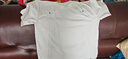 2026新款【立體壓褶鉚釘】寬松休閑男士T恤短袖男生衣服感 白色 常規 高品質(zhì) 3XL 建議160-180斤 曬單實(shí)拍圖
