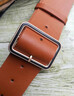 chongsukei小&ck寬4.8cm棕色腰帶女2026新款百搭裝飾配飾配牛仔裙子西裝女款 咖啡色 寬4.8cm 105cm 曬單實(shí)拍圖