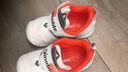 基諾浦（ginoble）步前鞋8-18個(gè)月25年春季男女寶寶萌寵學(xué)步鞋GB2388白色/橘紅 曬單實(shí)拍圖