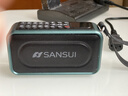 山水（SANSUI）無(wú)線(xiàn)藍牙音箱插卡高音質(zhì)戶(hù)外家用便攜式小音響FM調頻電臺老年人收音機隨身聽(tīng)播放器V61 寶石藍 曬單實(shí)拍圖