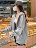 回力衛衣女款2026年最新款春秋季薄外套時(shí)尚韓系慵懶休閑百搭連帽開(kāi)衫 曬單實(shí)拍圖