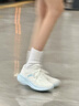 安踏（ANTA）星云2女鞋運動(dòng)鞋子女夏季新款網(wǎng)面軟底透氣跑步鞋通勤百搭休閑鞋 象牙白/冰晶綠 【星云2.0-店長(cháng)推薦】 37.5 【官方正品】 曬單實(shí)拍圖