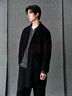 GXGGXG男裝 商場(chǎng)同款黑色通勤長(cháng)款大衣外套 黑色 175/L 曬單實(shí)拍圖