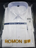 羅蒙長(cháng)袖襯衫男士純色白襯衫上班商務(wù)休閑職業(yè)工裝正裝襯衣開(kāi)衫男裝 曬單實(shí)拍圖