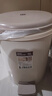 五月花垃圾桶腳踏式腳踩翻蓋12L廚房垃圾桶帶蓋家用客廳衛生間臥室廁所 曬單實(shí)拍圖