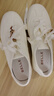 百麗（Belle）簡(jiǎn)約百搭小白鞋女26春新款商場(chǎng)牛皮輕便薄底休閑板鞋F6L1DAM6 米白色 37 曬單實(shí)拍圖