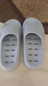 潔麗雅（Grace）拖鞋男士冬季浴室洗澡防滑漏水速干eva不臭腳居家用透氣涼拖鞋男 曬單實(shí)拍圖