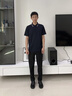 金利來(lái)【云盾棉】2026春夏新款短袖polo衫男7A抗菌多色商務(wù)休閑翻領(lǐng)T恤 藏青-95 L 175/92A 推薦135-150斤 曬單實(shí)拍圖