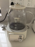 美的（Midea）花漾0膠水全玻璃養生壺多功能煮茶壺母嬰燒水壺恒溫電熱水壺全自動(dòng)一體1.2L YS12B302J 曬單實(shí)拍圖