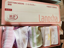 浪莎襪子女5雙純棉女襪網(wǎng)眼透氣全棉女士中筒棉襪 曬單實(shí)拍圖