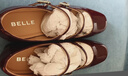百麗（Belle）周雨彤關(guān)曉彤同款氣質(zhì)牛皮瑪麗珍女商場(chǎng)款雙條帶單鞋3QA17AQ5預售 酒紅色 37 (235mm) 曬單實(shí)拍圖