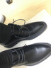 卡帝樂(lè )鱷魚(yú)男鞋商務(wù)正裝皮鞋男士真皮休閑軟底軟面系帶加絨內增高結婚鞋 XQLQHH3668黑色6厘米增高款 43 曬單實(shí)拍圖