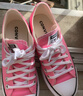 匡威（Converse）官方All Star Lift女低幫帆布經(jīng)典厚底鞋粉色A06508C A06508C 36.5 曬單實(shí)拍圖
