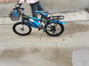 兒童自行車(chē)6-10-15歲中大童男女孩腳踏車(chē)學(xué)生單速變速山地車(chē) 【單速】黑藍色+騎行大禮包 18寸【適合身高120-135cm】 曬單實(shí)拍圖