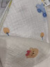 婧麒（JOYNCLEON）嬰兒口水巾三角巾純棉4層紗布柔軟兒童擦汗 5條裝 Jyp173572 曬單實(shí)拍圖