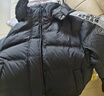 坦博爾羽絨服女短款時(shí)尚潮流可脫卸帽百搭保暖外套550388T 黑色 155  曬單實(shí)拍圖