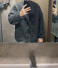優(yōu)衣庫女裝男裝仿羊羔絨搖粒絨休閑開(kāi)衫長(cháng)袖寬松外套479616 08 深灰色 XL 曬單實(shí)拍圖