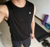 Keep運動(dòng)套裝男無(wú)袖坎肩背心短褲夏季冰絲速干跑步健身羽毛籃球訓練服 曬單實(shí)拍圖