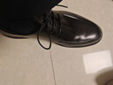 奧康（Aokang）系帶舒適大底純色商務(wù)正裝透氣男士皮鞋 黑42碼 曬單實(shí)拍圖