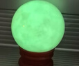 LNGA LANDGRE大號天然螢石夜明珠原石發(fā)光夜光石超亮水晶球擺件兒童玩具 表皮白色(發(fā)藍光) 優(yōu)選6厘米 曬單實(shí)拍圖