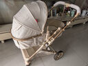 貝麗可嬰兒推車(chē)可坐可躺輕便折疊高景觀(guān) 奢華版四代-香檳金-推桿換向+大禮包 雙向可坐可躺單手收車(chē) 曬單實(shí)拍圖