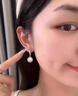 戚小米s925純銀珍珠耳環(huán)女耳扣輕奢高級感耳釘2026新款耳墜養耳洞耳飾 s925銀珍珠耳環(huán)11mm（兩只價(jià)） 曬單實(shí)拍圖