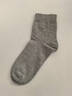 浪莎（LangSha）100%純棉襪子女士新疆棉全棉春夏季抗菌防臭透氣中筒運動(dòng)休閑白襪 【6雙淺灰】·100棉抗菌防臭 均碼 （34-39碼可穿） 曬單實(shí)拍圖