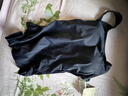 迪卡儂泳衣女連體三角抗氯游泳服顯瘦大碼泳裝泡溫泉深藍4230020 曬單實(shí)拍圖