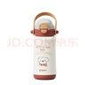 貝親（Pigeon）miiichan兒童保溫杯 雙飲提手杯500ml (復古圍巾小狗) 曬單實(shí)拍圖