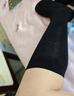 貓人黑色襪子女士襪子女夏季中筒襪jk小腿襪大腿襪中筒襪子女組合裝 曬單實(shí)拍圖