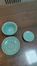 東道汝窯蓋碗三件套陶瓷茶具泡茶碗三才蓋碗禮贈佳品撇口蓋碗（天青） 曬單實(shí)拍圖