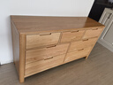 原始原素實(shí)木斗柜臥室五斗柜多用柜客廳收納柜五斗櫥儲物柜七斗柜A3032 寬七斗3+4-原木色 整裝 曬單實(shí)拍圖