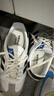 阿迪達斯（adidas）三葉草SAMBA OG J男女經(jīng)典運動(dòng)鞋桑巴德訓鞋T頭鞋 JQ4112白/灰 曬單實(shí)拍圖
