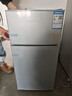 新飛冰箱小型租房用 一級能效冷 藏冷凍兩用1-2人家用小冰箱 出租房雙門(mén)電冰箱辦公室兩門(mén) 26年升級 76A128一級能效【保鮮盒款】銀 曬單實(shí)拍圖