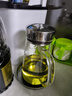 三四鋼?油壺廚房醬油瓶倒油壺防漏嘴不掛油家用玻璃儲油罐壺600ml37781 曬單實(shí)拍圖