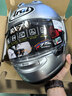 Arai日本進(jìn)口A(yíng)RAI摩托車(chē)頭盔RX-7X日版騎行賽道全盔全覆式頭盔四季 銀色 L 曬單實(shí)拍圖