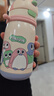 babycare兒童保溫杯嬰幼兒學(xué)飲寶寶吸管杯316L不銹鋼保溫杯幼兒園保溫水壺 贈直通吸嘴- 背帶款萊莎粉-450ml 曬單實(shí)拍圖